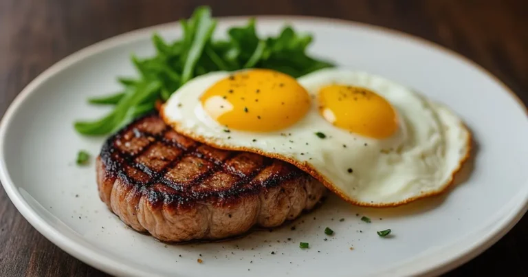 steak and eggs breakfast